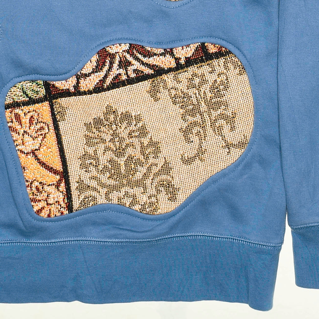 Damask Appliqué Statement Amoeba Tapestry Pullover