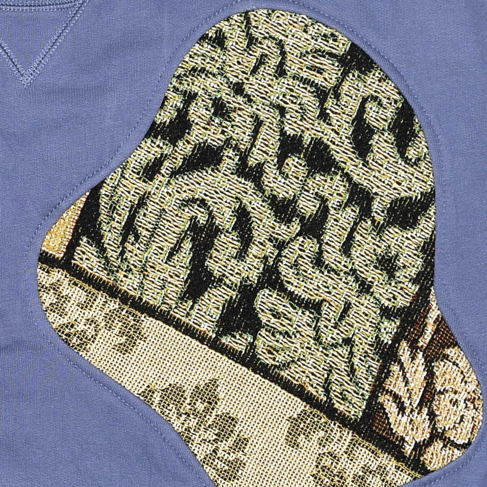 Damask Appliqué Statement Amoeba Tapestry Pullover