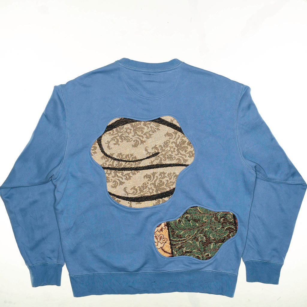Damask Appliqué Statement Amoeba Tapestry Pullover