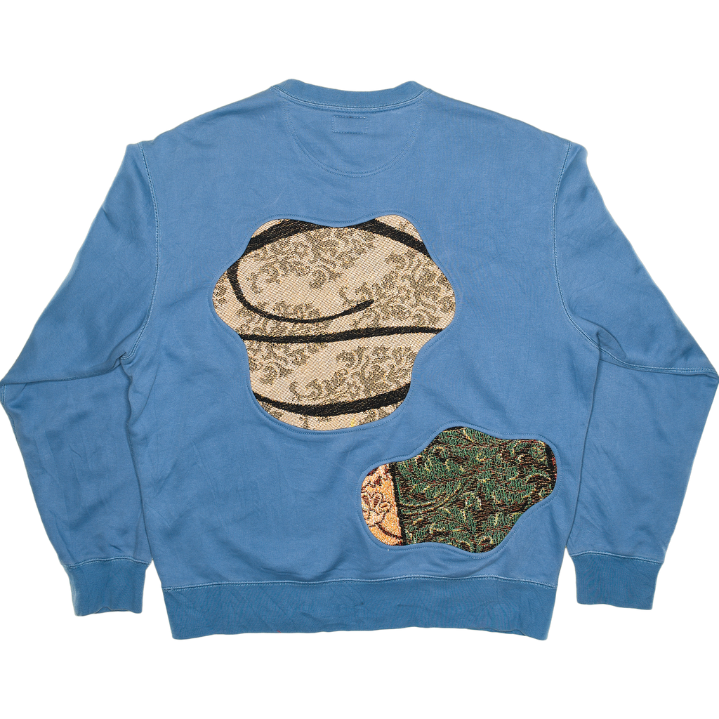 Damask Appliqué Statement Amoeba Tapestry Pullover