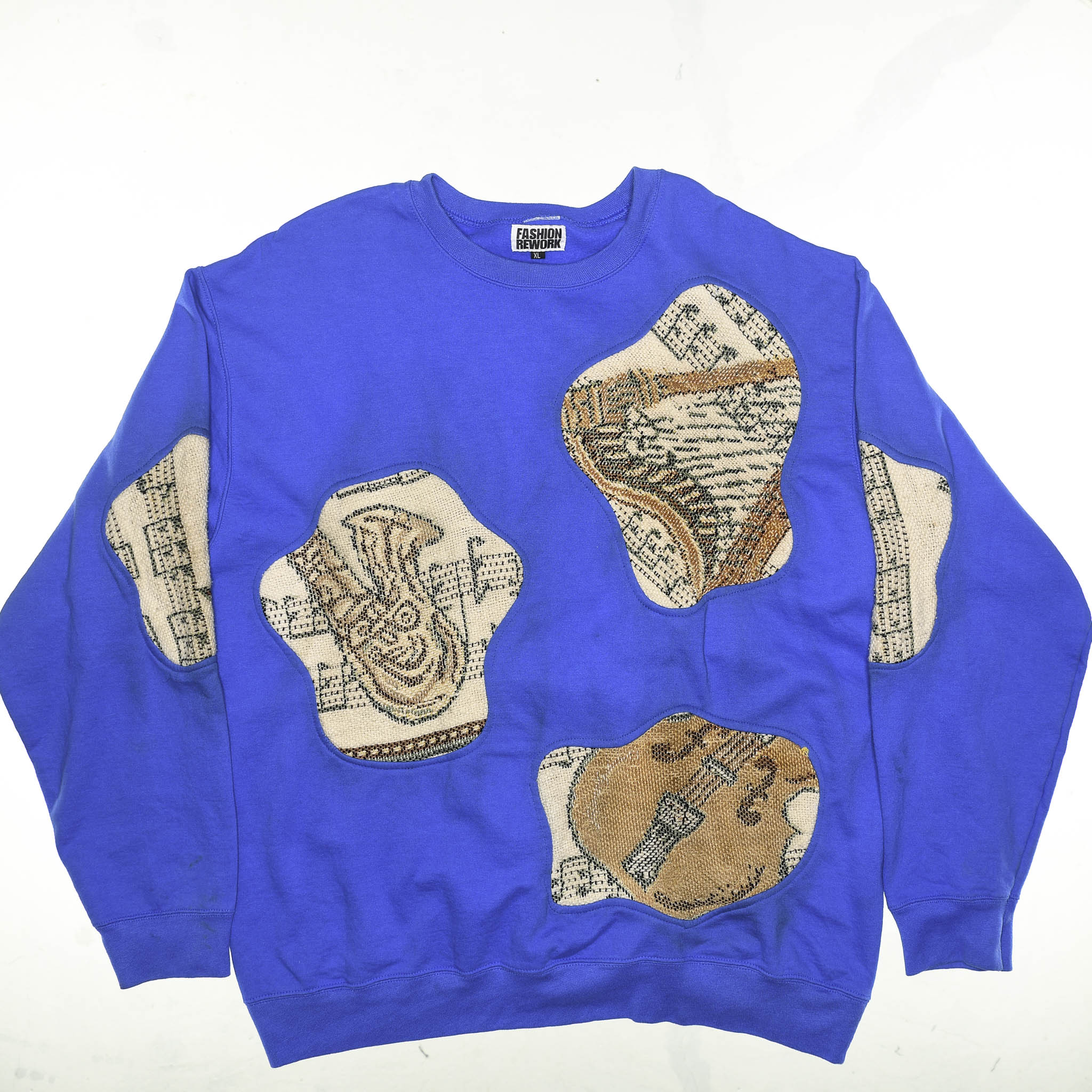 Musical Instruments Amoeba Tapestry Pullover