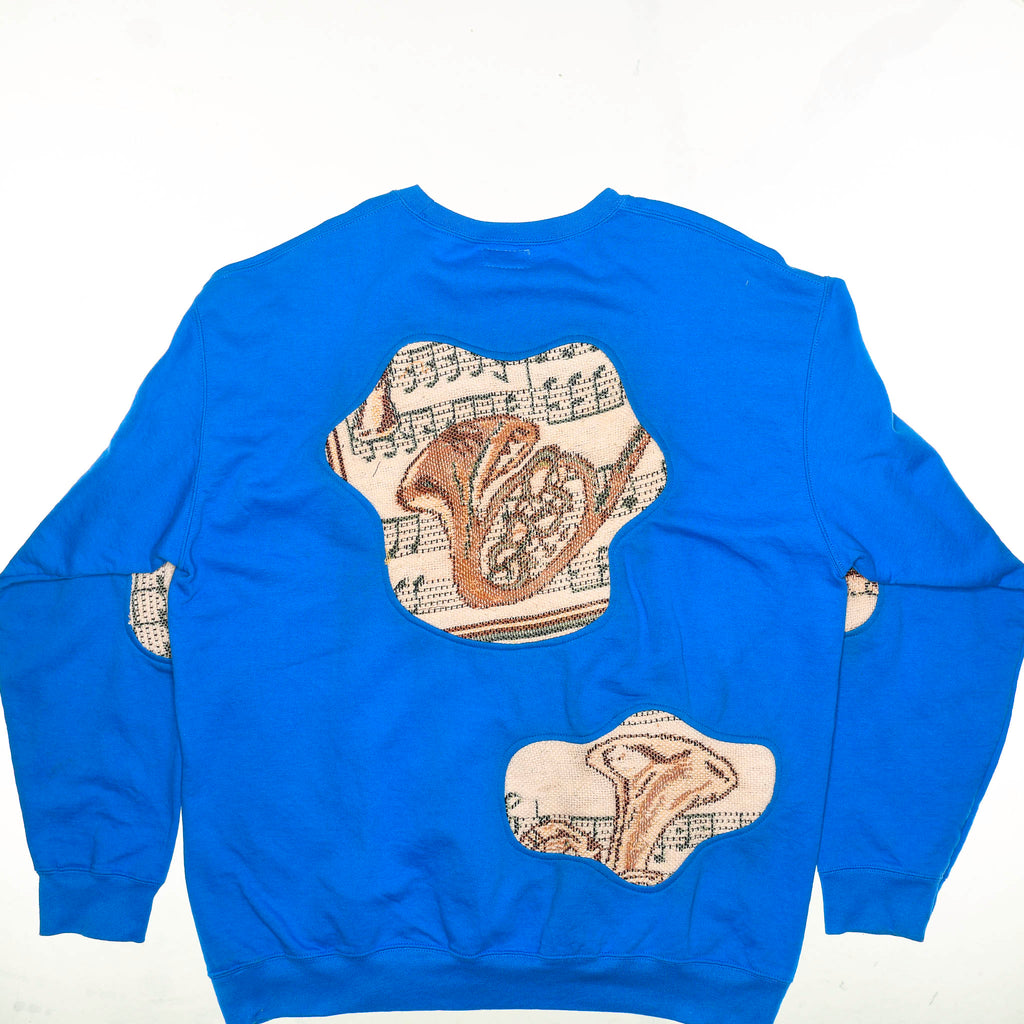 Musical Instruments Amoeba Tapestry Pullover