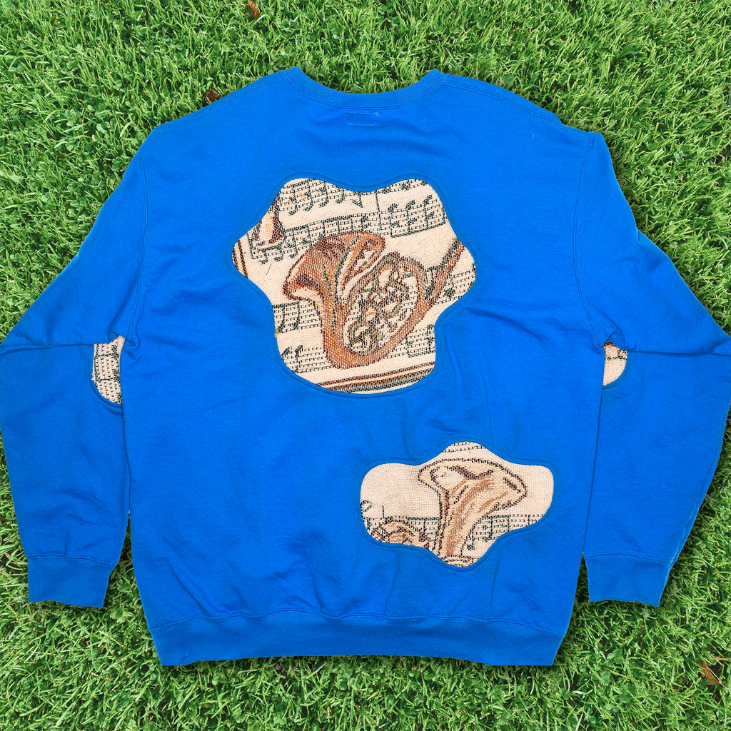 Musical Instruments Amoeba Tapestry Pullover
