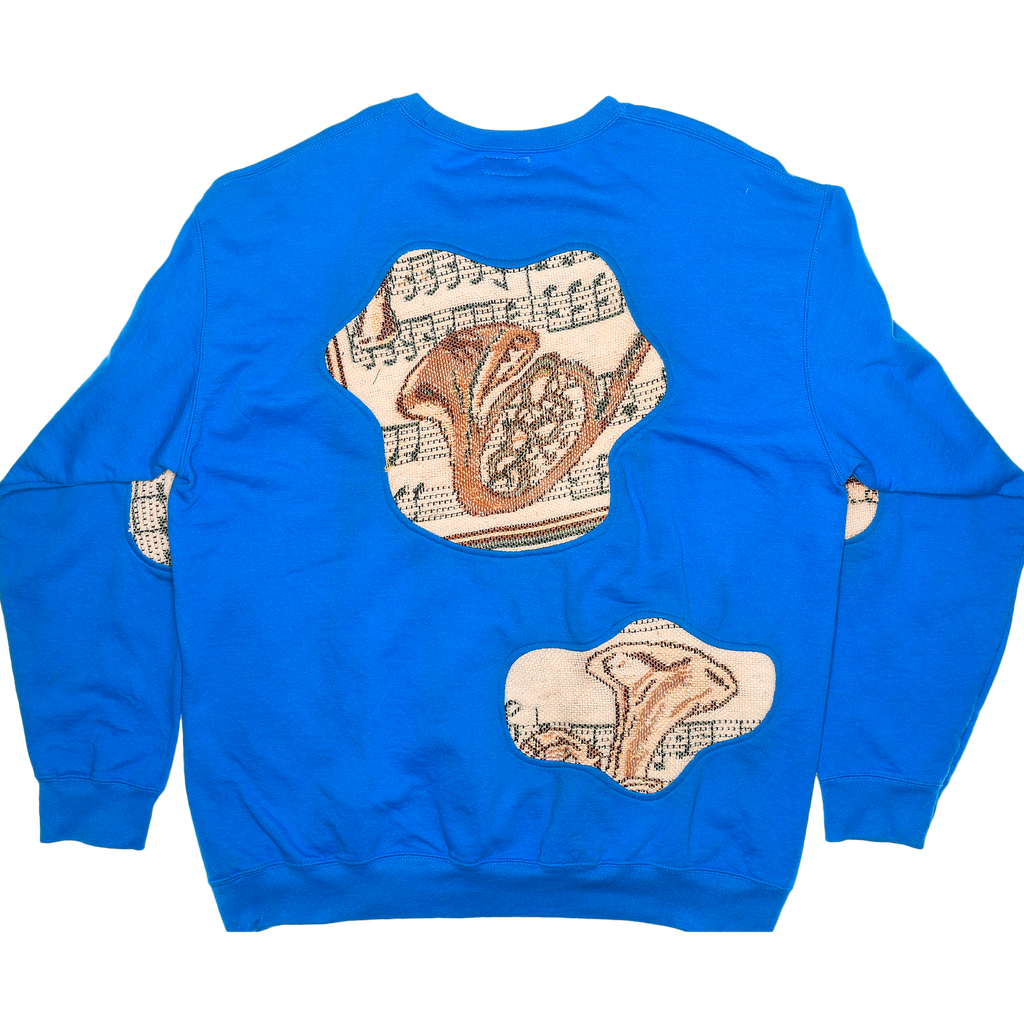 Musical Instruments Amoeba Tapestry Pullover