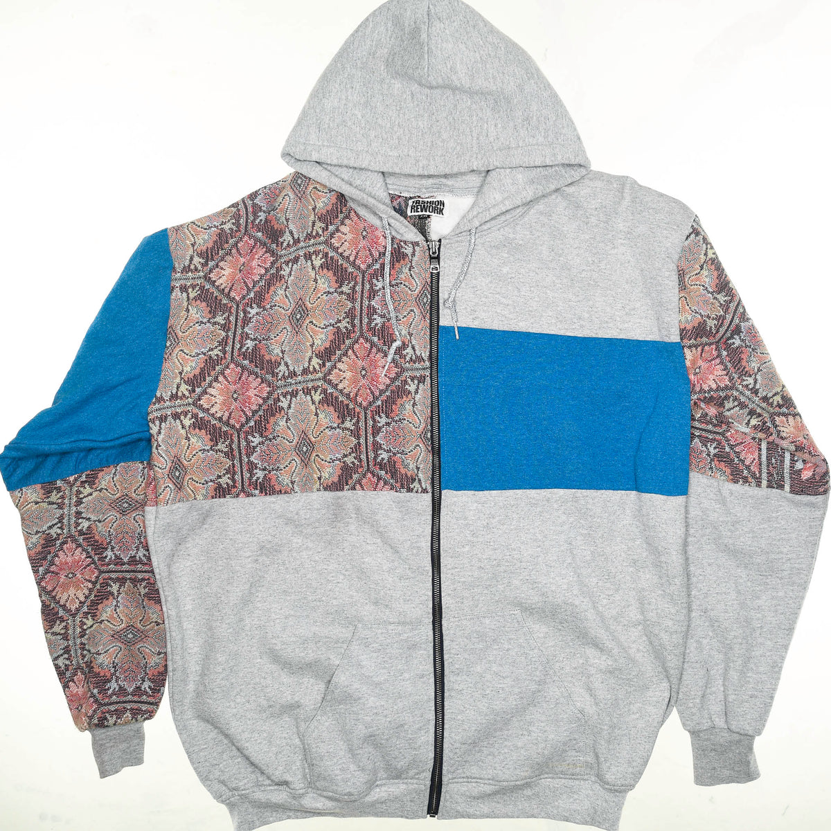 Artisan Patchwork Tapestry Zip Up