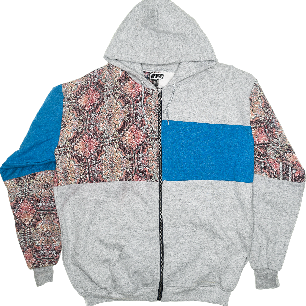 Artisan Patchwork Tapestry Zip Up