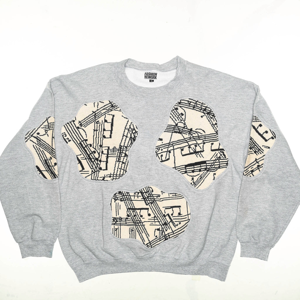 Sheet Music Amoeba Tapestry Pullover