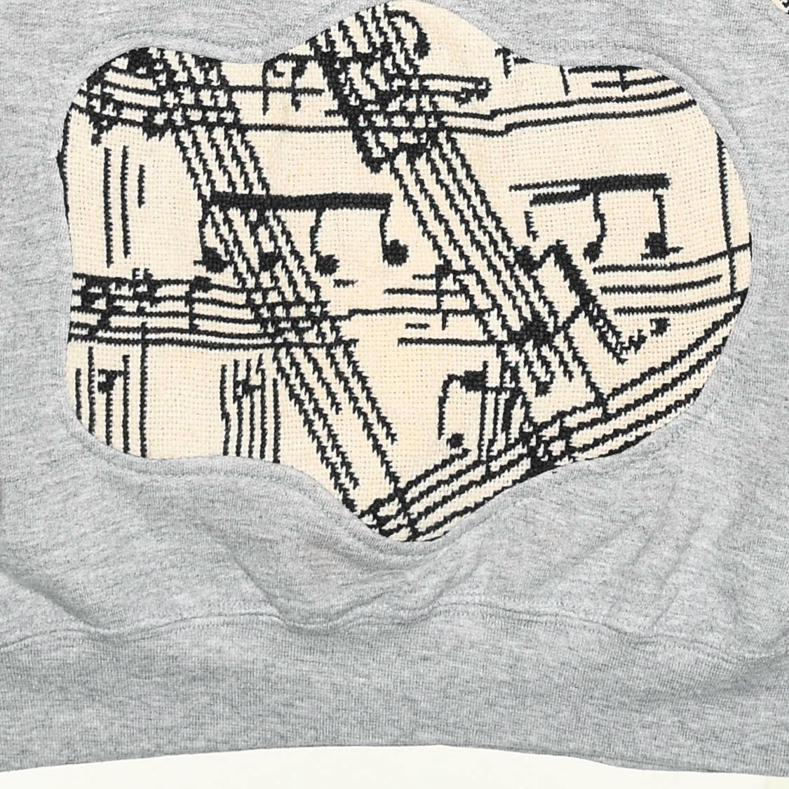 Sheet Music Amoeba Tapestry Pullover