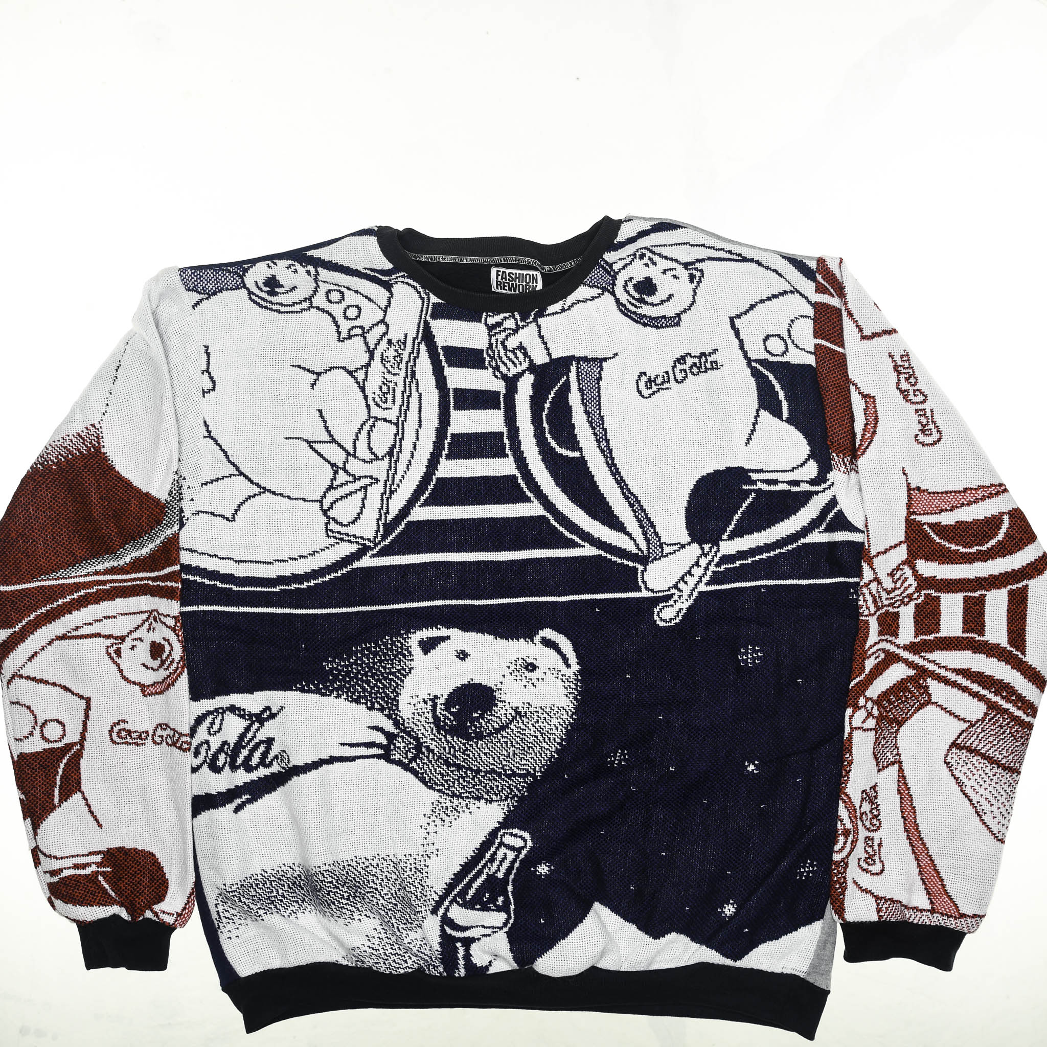 Coca-Cola Polar Bear Tapestry Panel Pullover