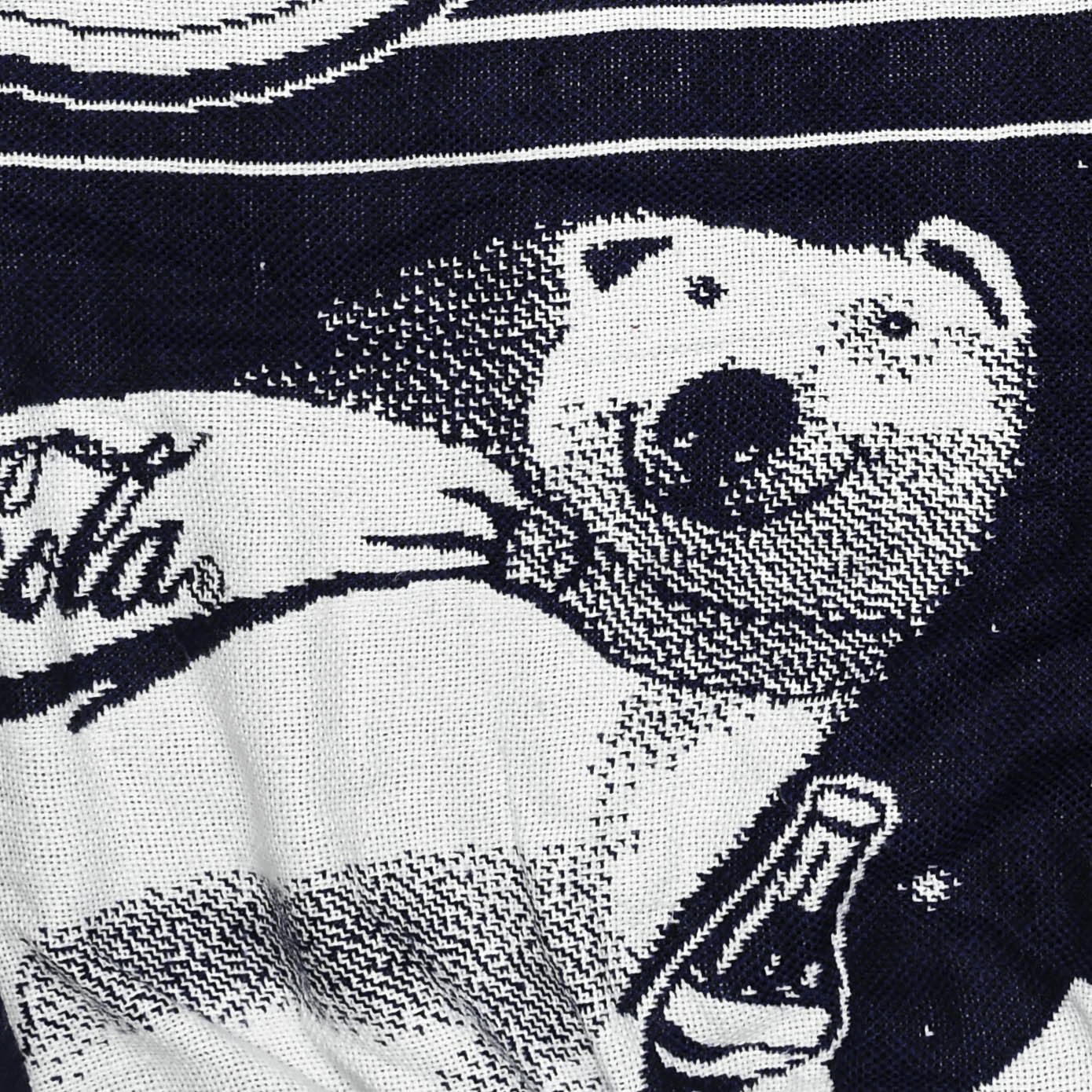 Coca-Cola Polar Bear Tapestry Panel Pullover