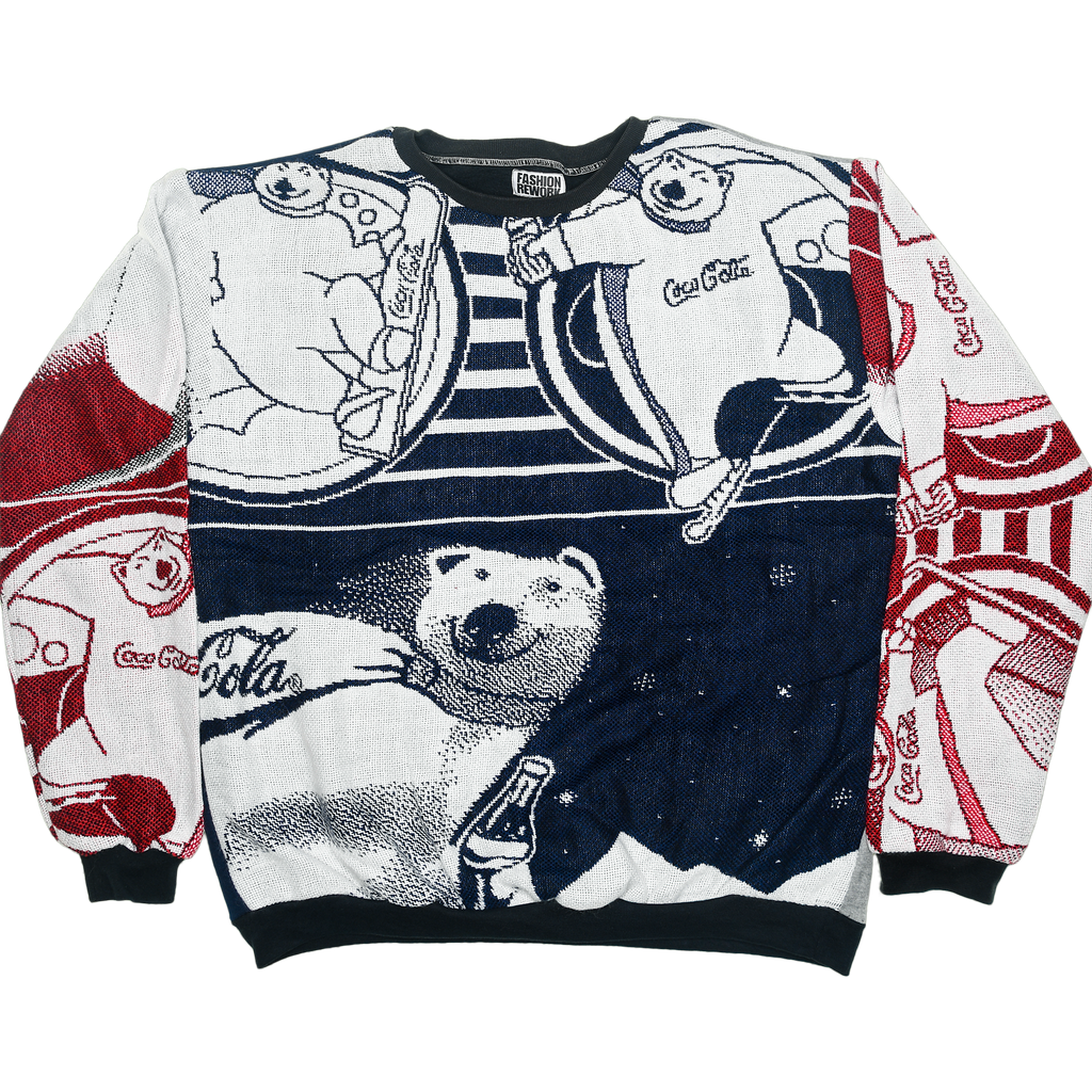 Coca-Cola Polar Bear Tapestry Panel Pullover