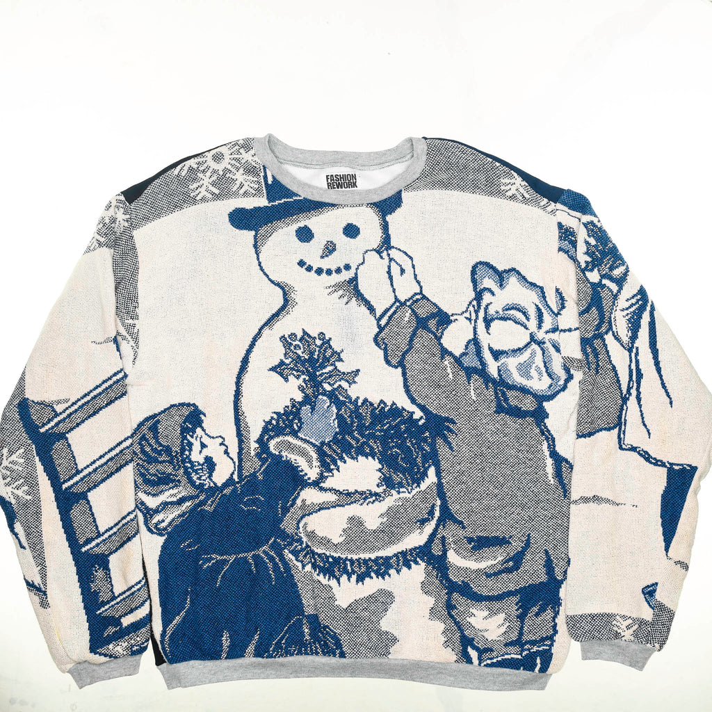 Snowman Panel Pullover