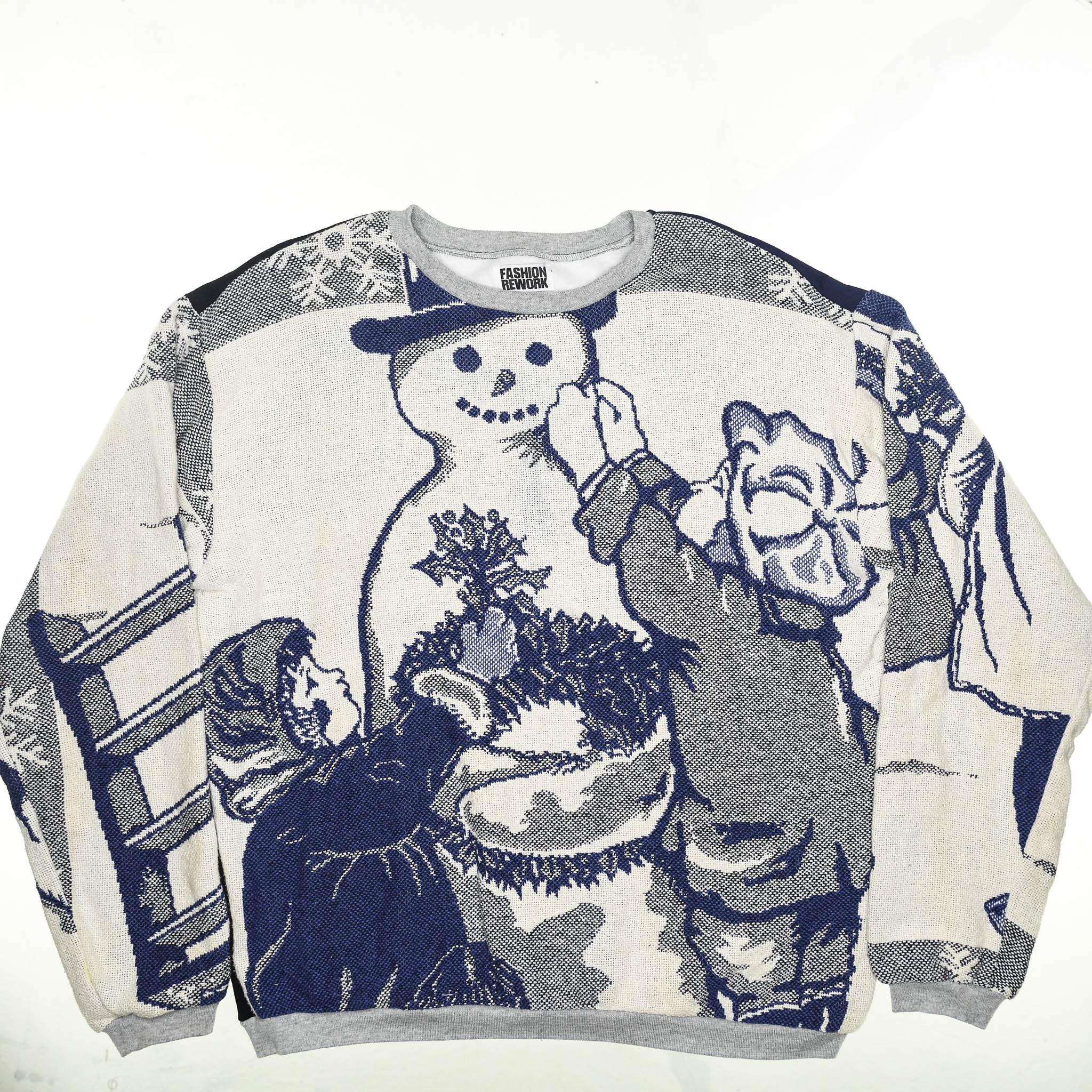 Snowman Panel Pullover