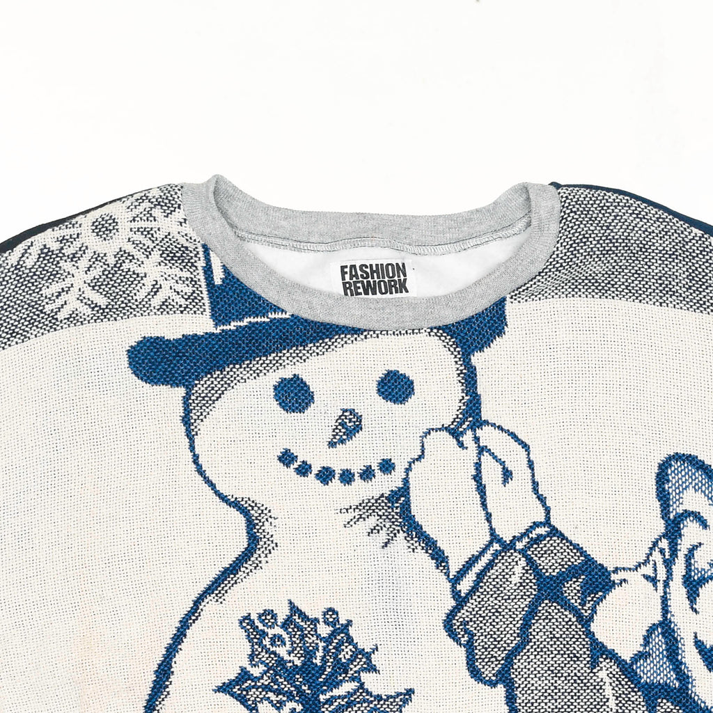 Snowman Panel Pullover