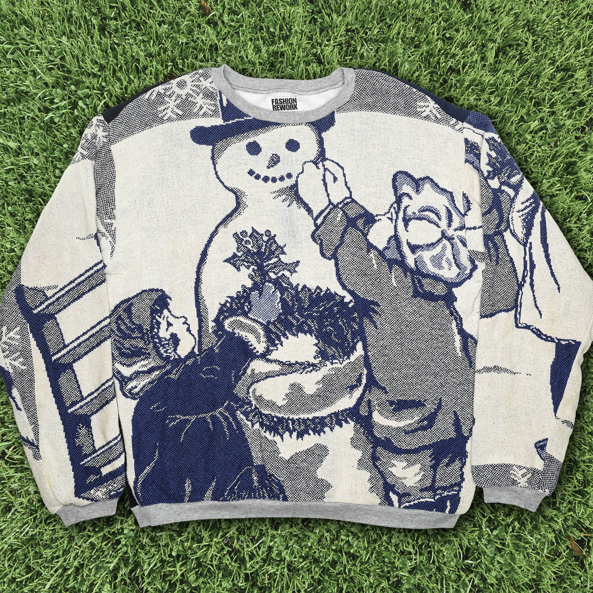 Snowman Panel Pullover