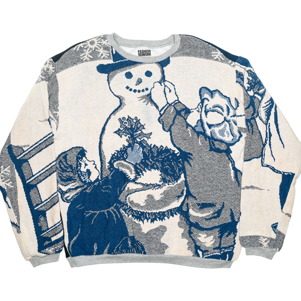 Snowman Panel Pullover