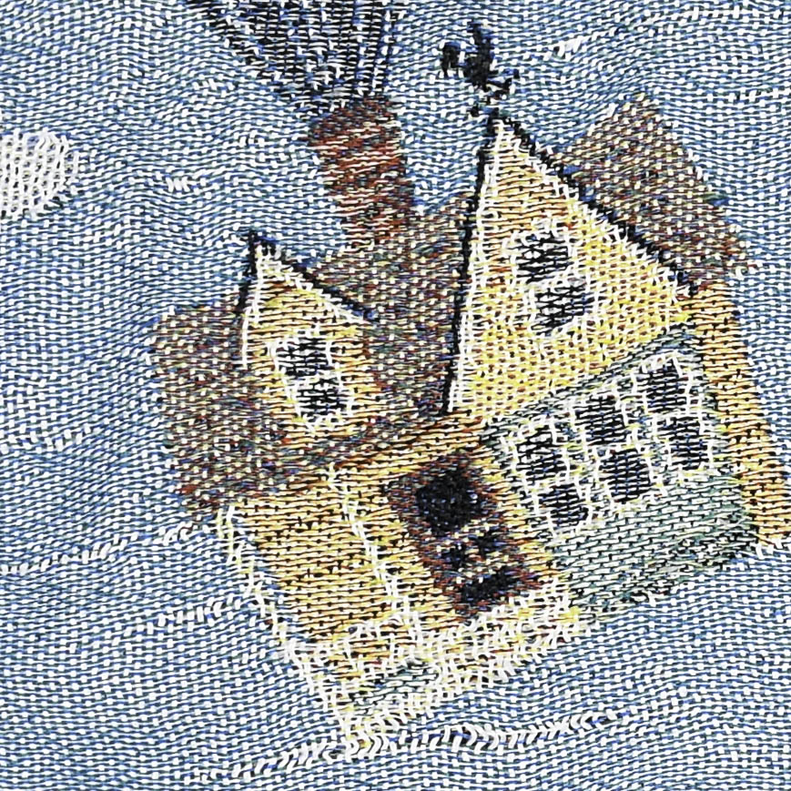 Disney "Up" Patchwork Tapestry Zip Up Hoodie