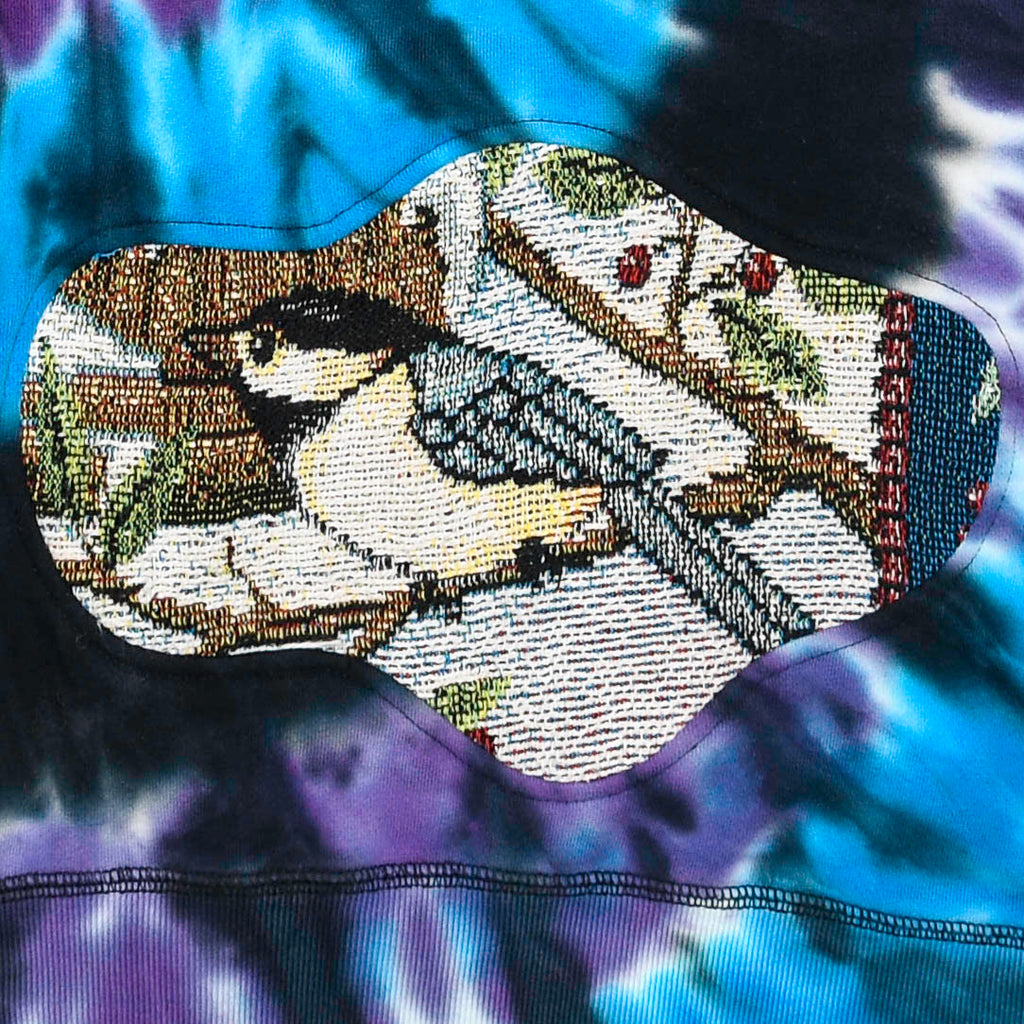 Galaxy Tie Dye Cat Amoeba Tapestry Pullover