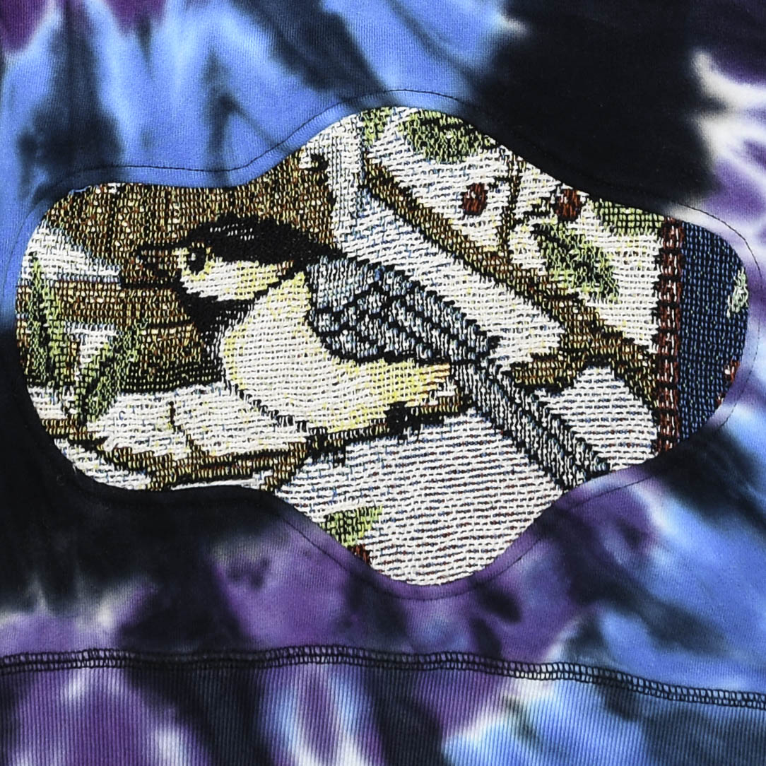 Galaxy Tie Dye Cat Amoeba Tapestry Pullover