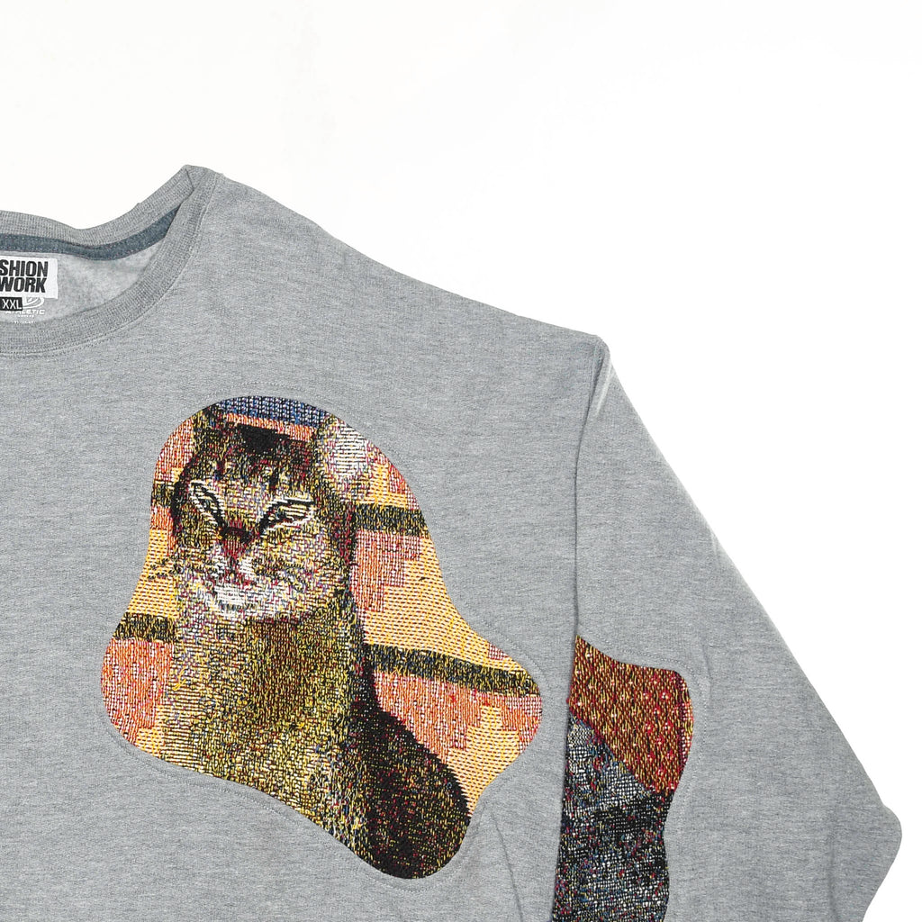 Gray Cats Amoeba Tapestry Pullover