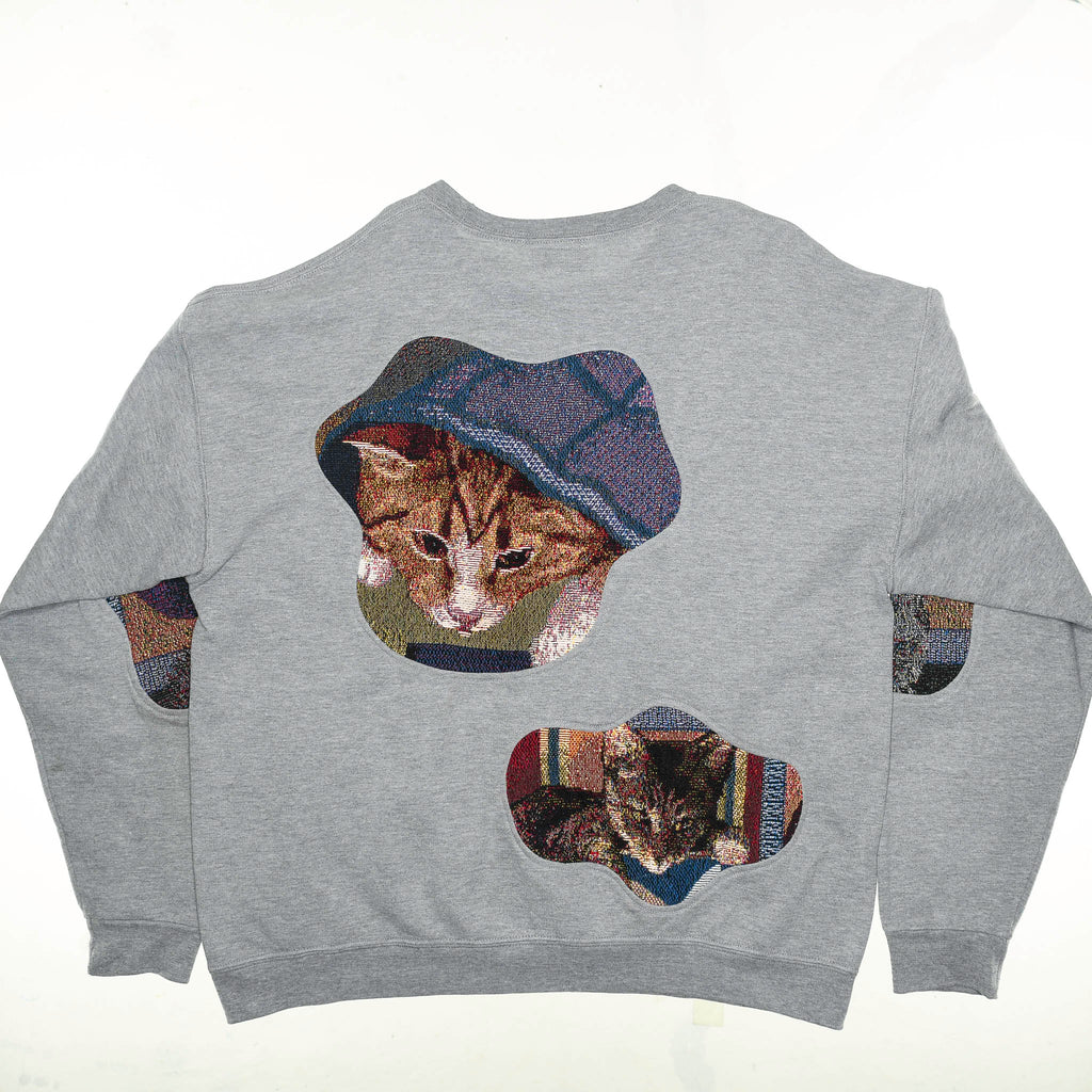 Gray Cats Amoeba Tapestry Pullover