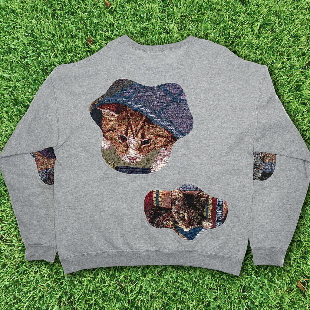 Gray Cats Amoeba Tapestry Pullover