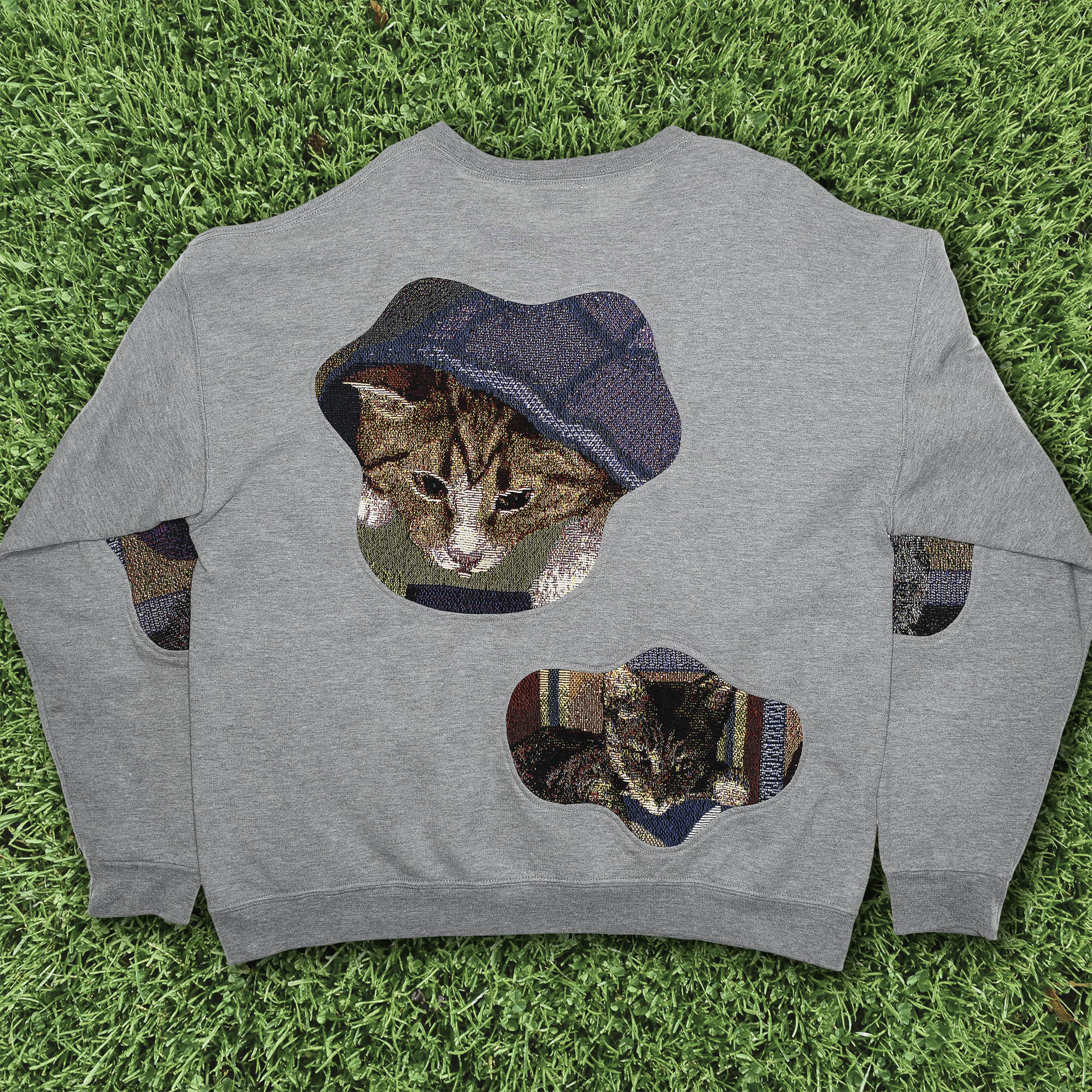 Gray Cats Amoeba Tapestry Pullover