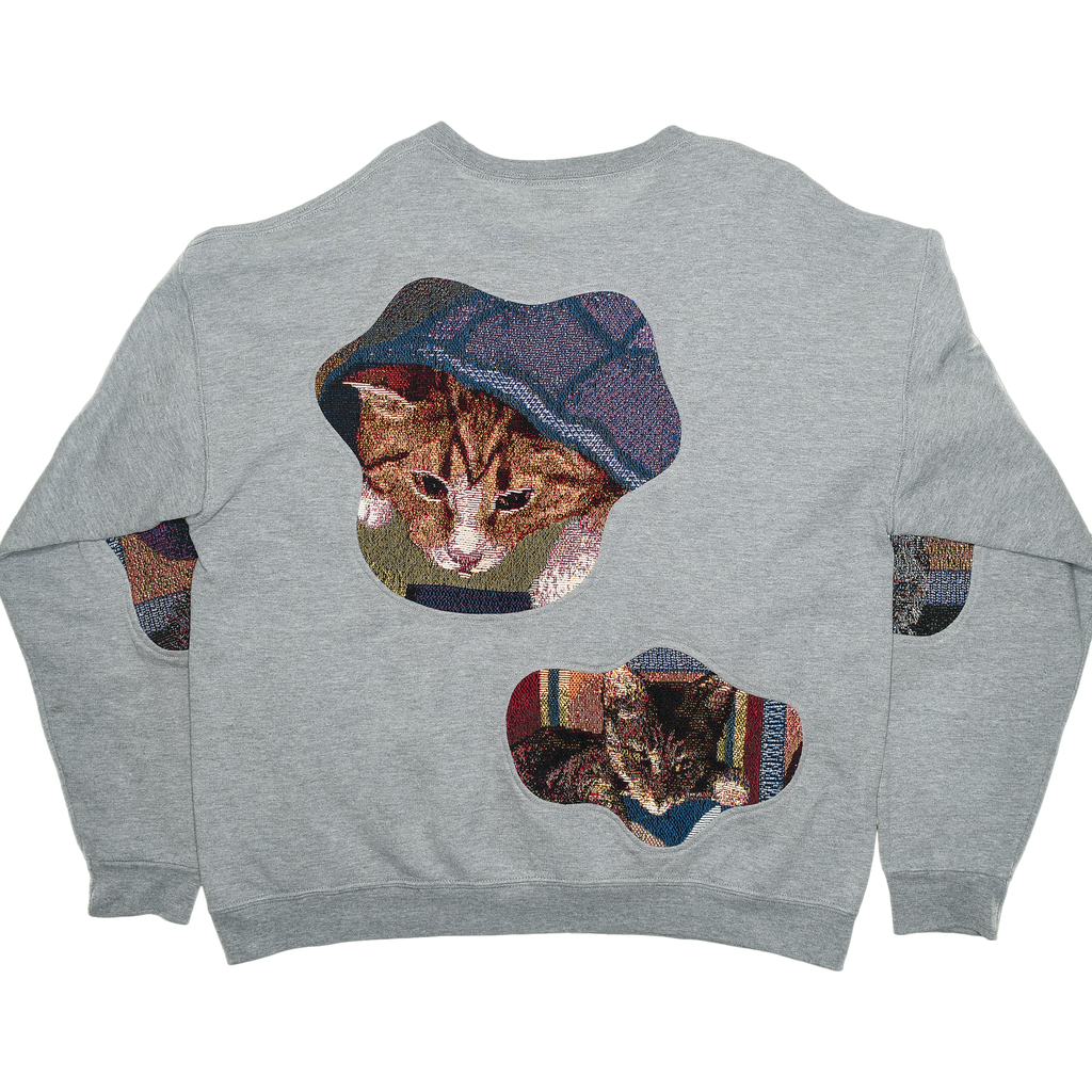 Gray Cats Amoeba Tapestry Pullover