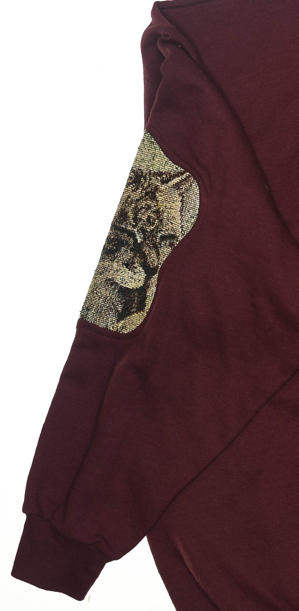 Burgundy Cats Amoeba Tapestry Pullover