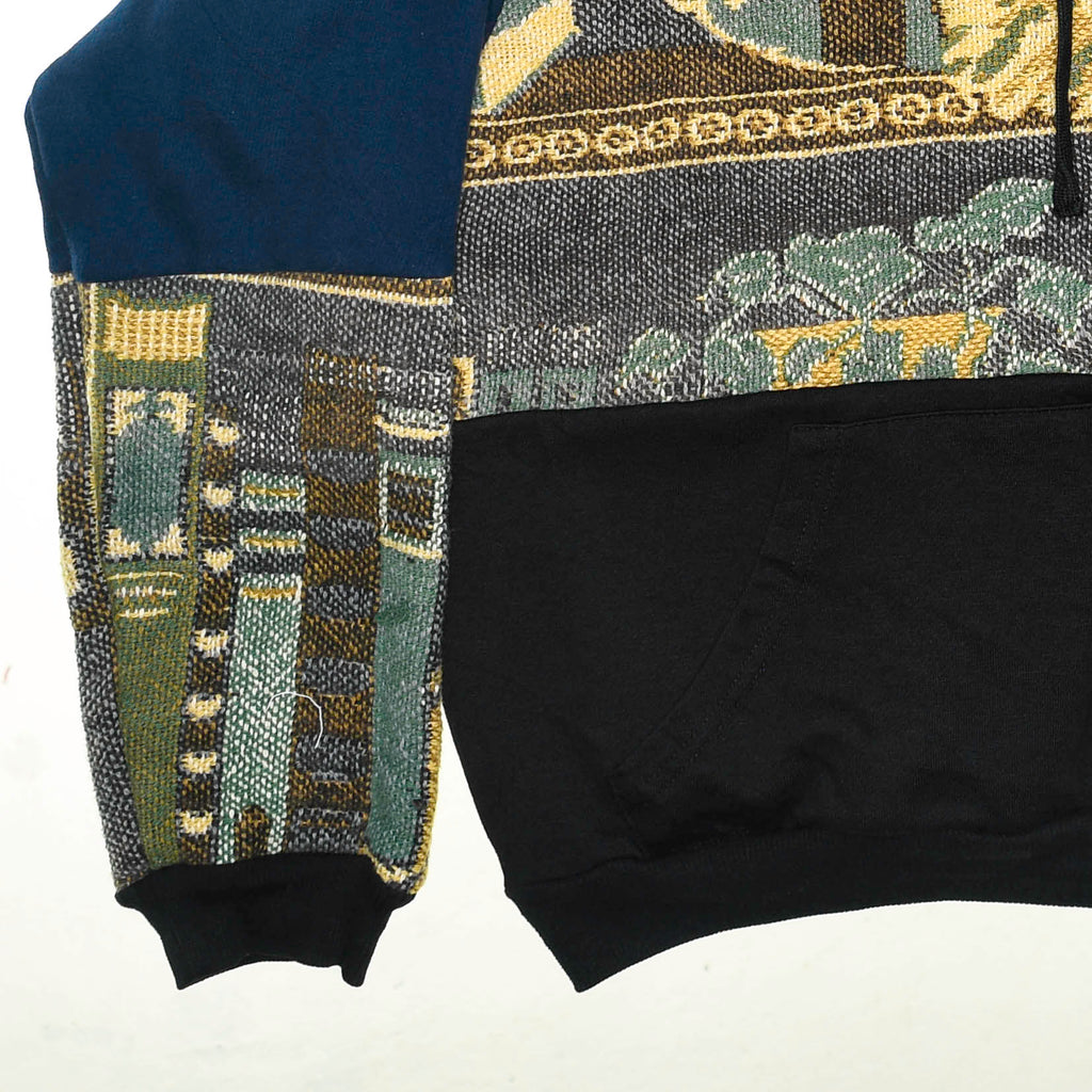 Cat Nap Tapestry Patchwork Hoodie