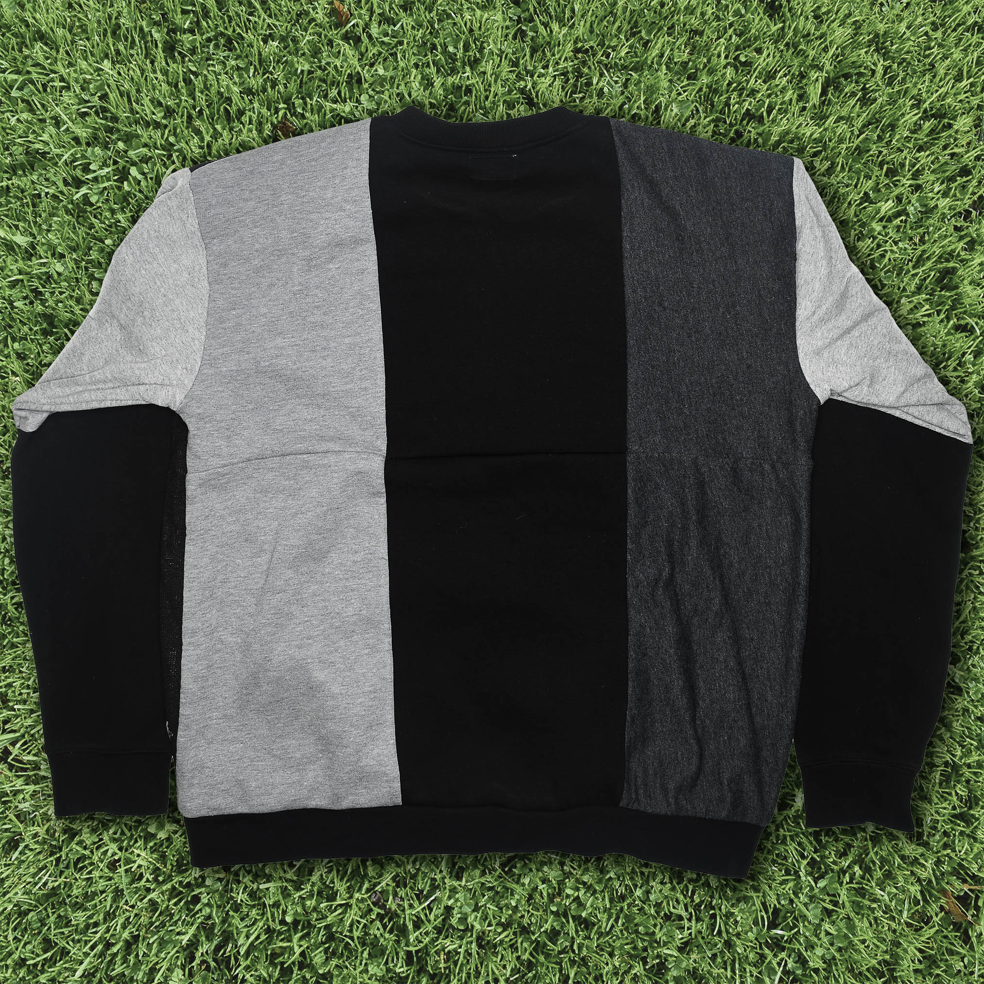 Spirit Channel Tapestry Panel Pullover — Upcycled Ouija Board Artwear Sweatshirt