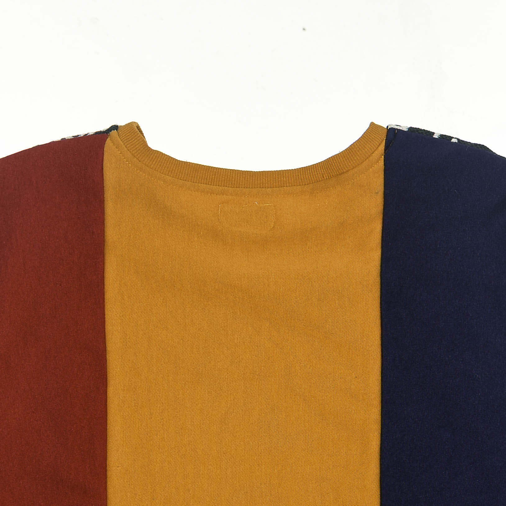 Roswell Landing Tapestry Panel Pullover — Rare UFO Museum Upcycled Alien Artwear Sweatshirt