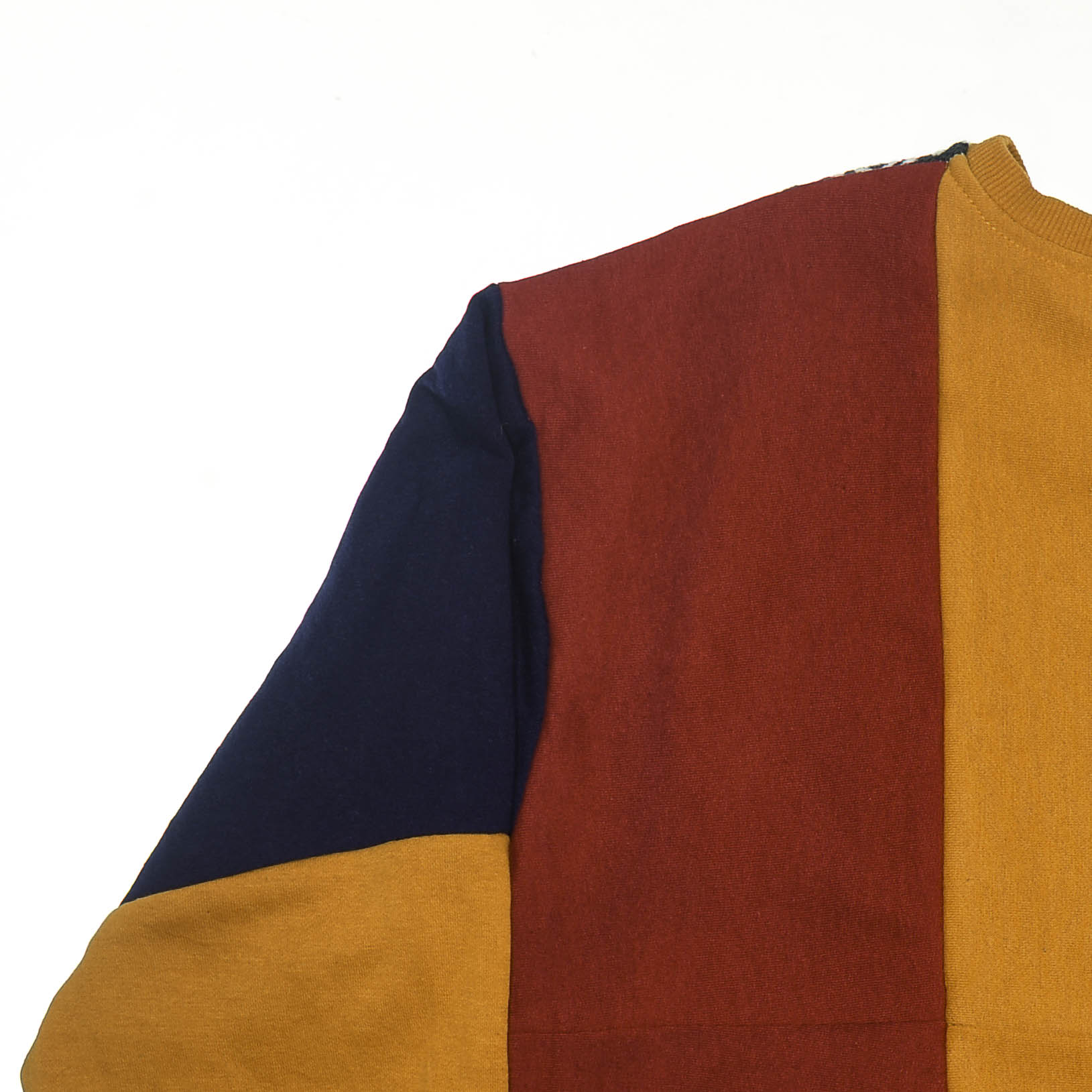 Roswell Landing Tapestry Panel Pullover — Rare UFO Museum Upcycled Alien Artwear Sweatshirt