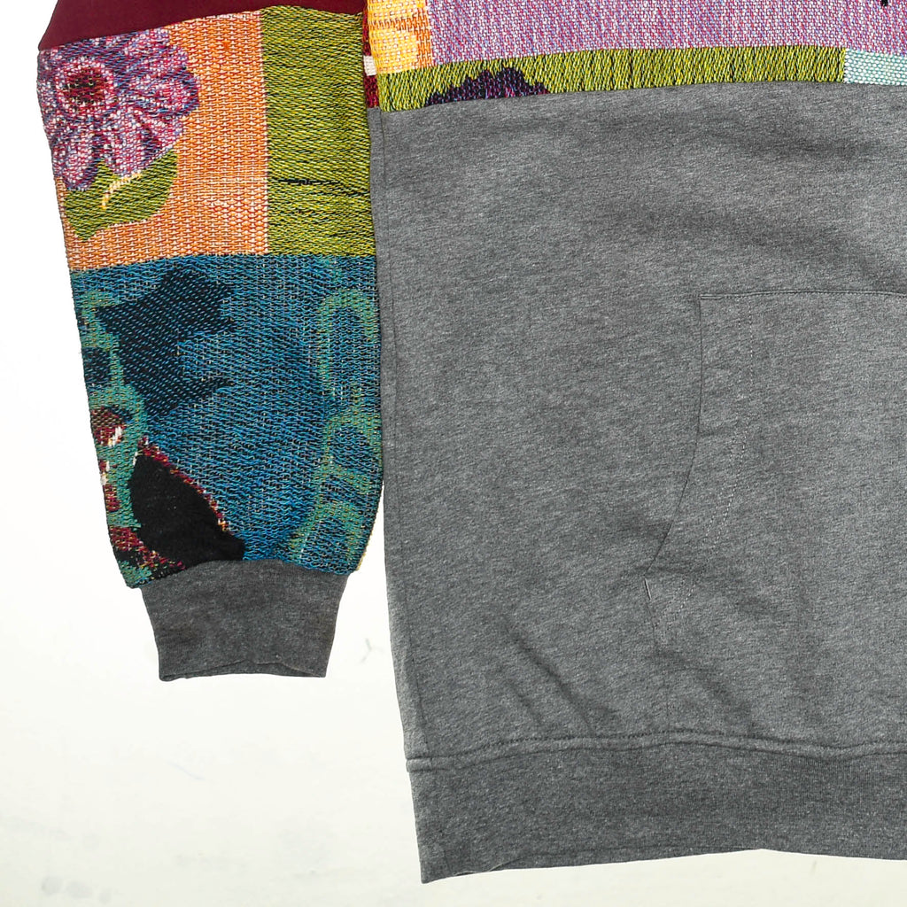 Wizard of Oz Patchwork Tapestry Zip Up Hoodie