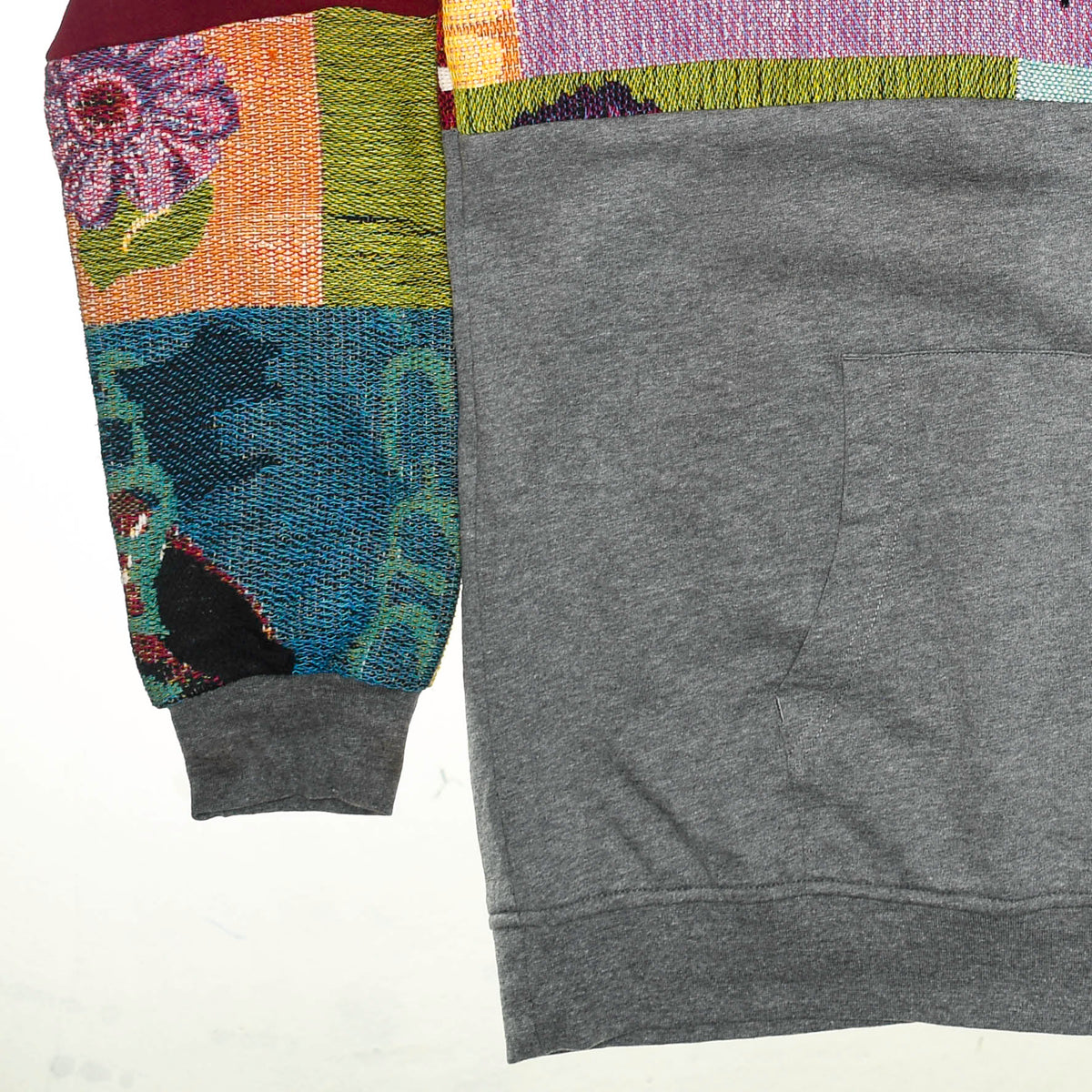 Wizard of Oz Patchwork Tapestry Zip Up Hoodie