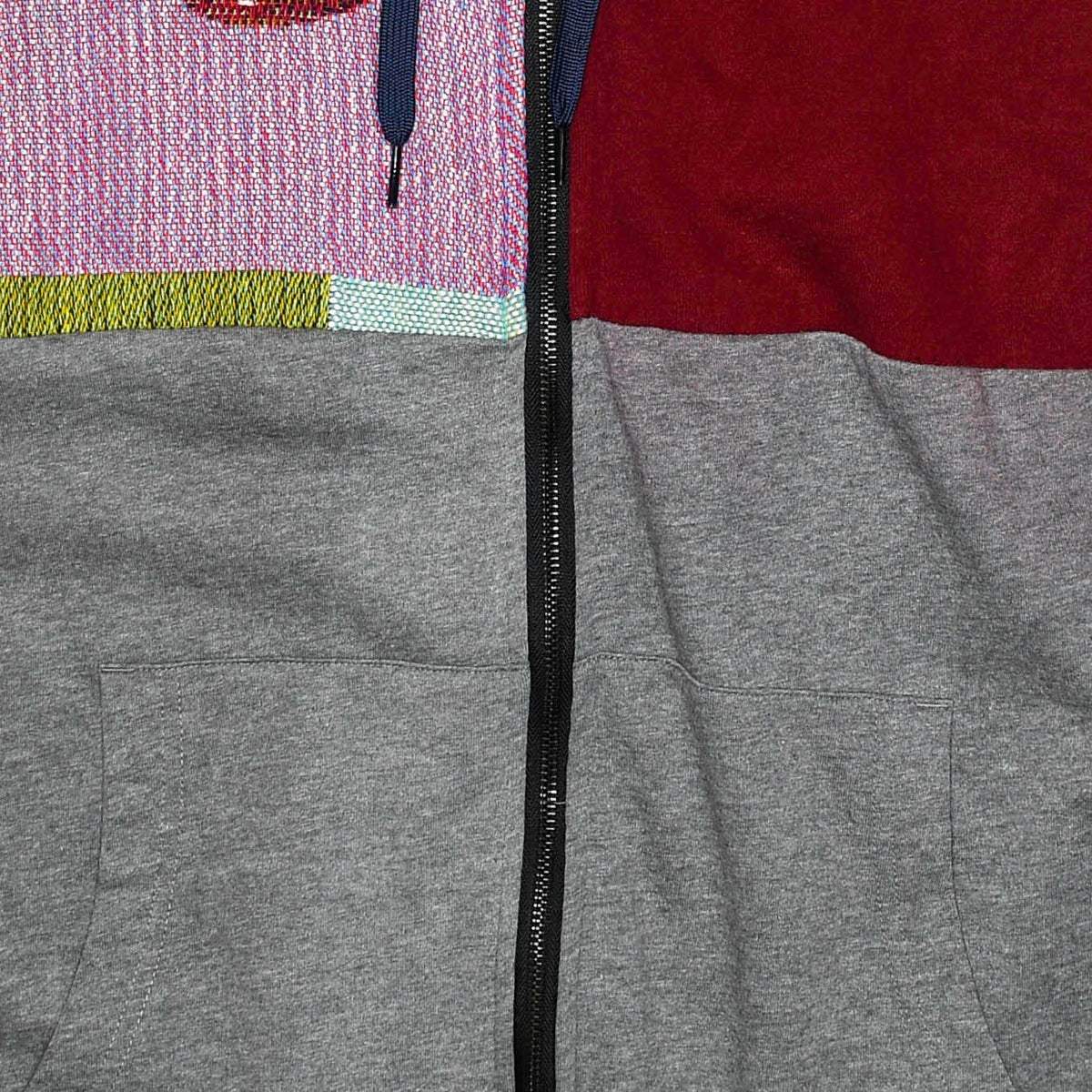Wizard of Oz Patchwork Tapestry Zip Up Hoodie