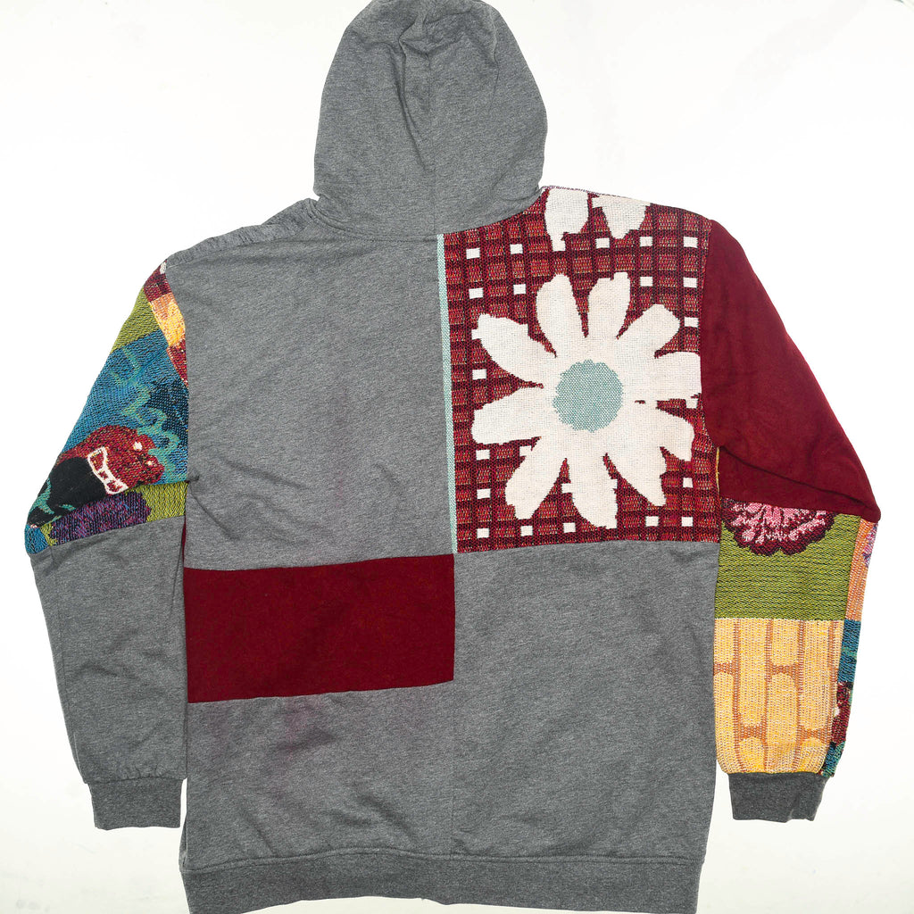 Wizard of Oz Patchwork Tapestry Zip Up Hoodie