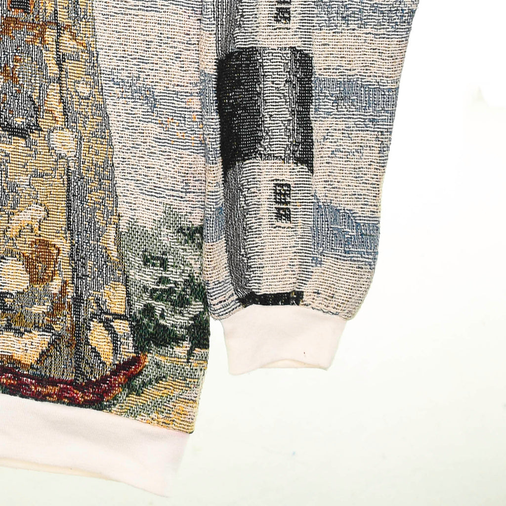 Lighthouse Tapestry Panel Pullover