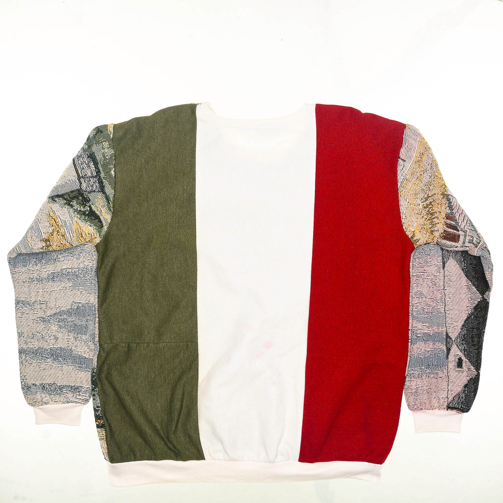 Lighthouse Tapestry Panel Pullover