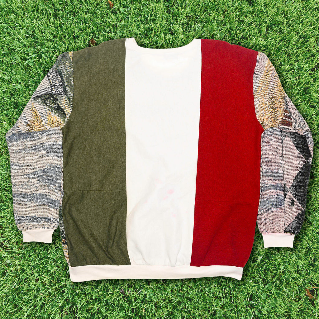 Lighthouse Tapestry Panel Pullover