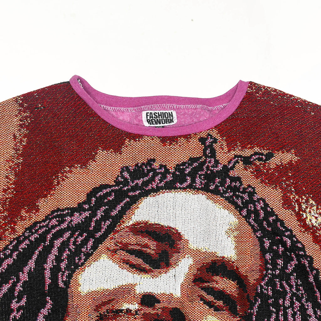 Bob Marley 96 Tapestry Panel Pullover
