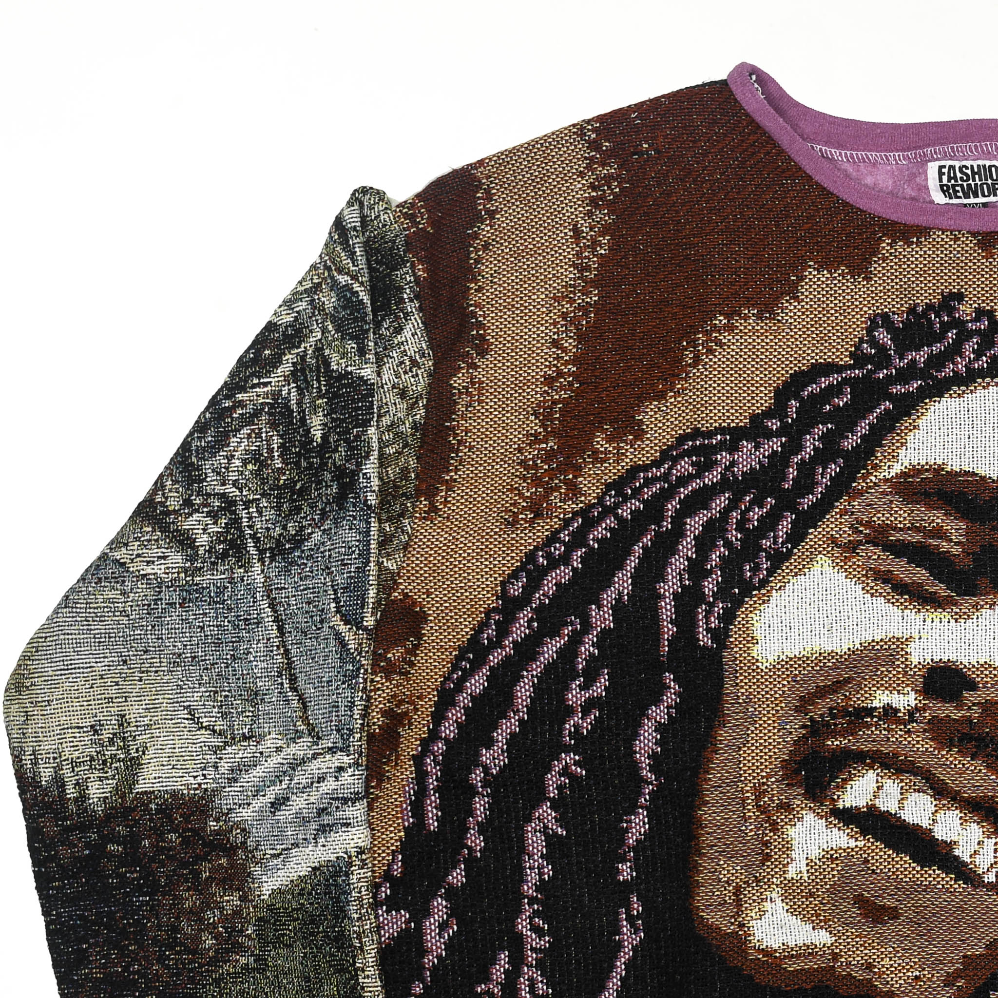 Bob Marley 96 Tapestry Panel Pullover