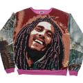 Bob Marley 96 Full Tapestry Panel Pullover