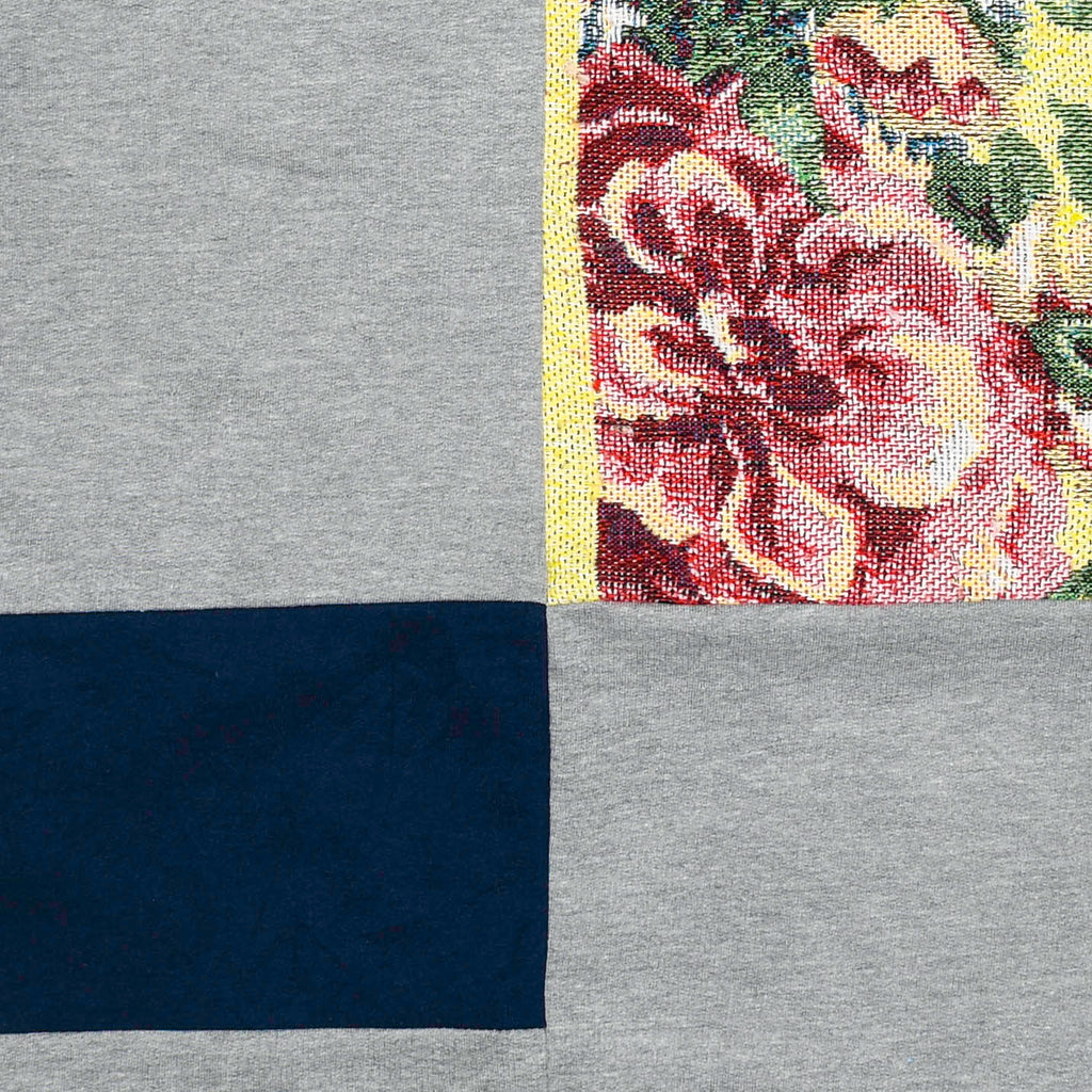 Floral Patchwork Tapestry Zip Up Hoodie