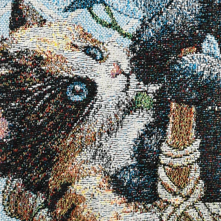 Kittens in a Basket Full Tapestry Panel Pullover