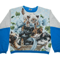 Kittens in a Basket Full Tapestry Panel Pullover