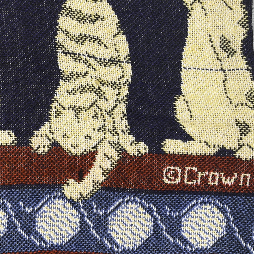 Playful Cats Patchwork Tapestry Zip Up Hoodie