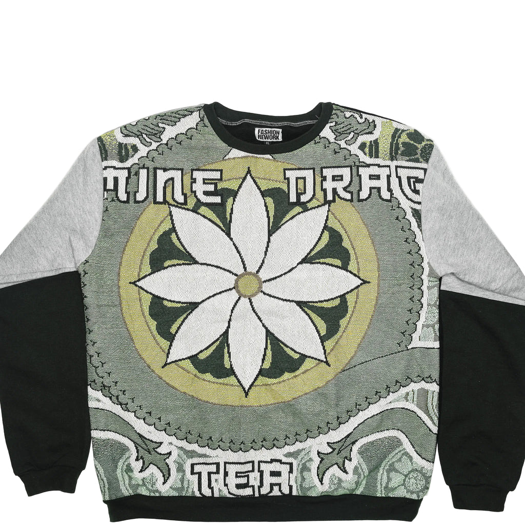 Anime Tea Tapestry Panel Pullover
