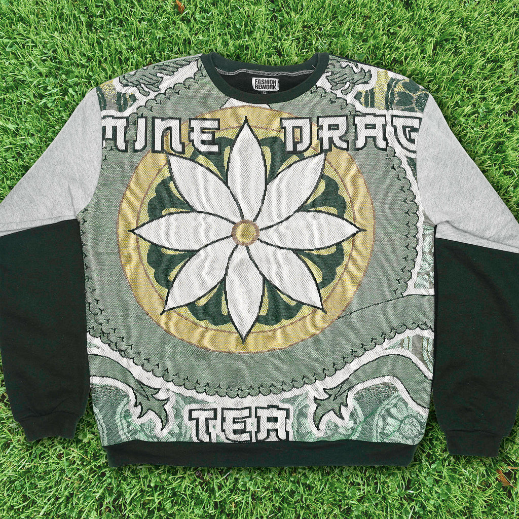 Anime Tea Tapestry Panel Pullover