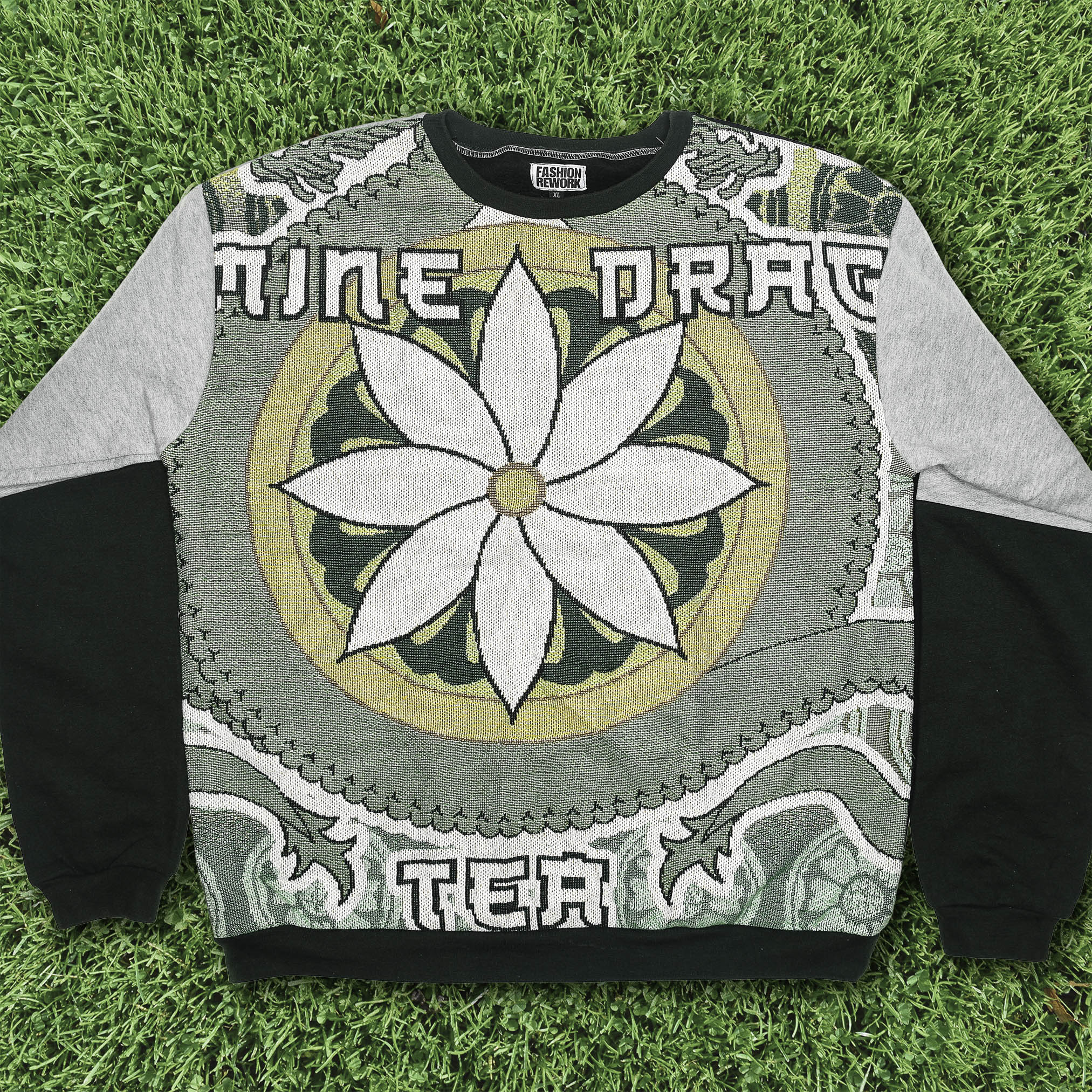 Tea Tapestry Panel Pullover